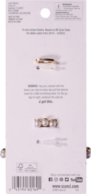 Scunci Pearl Claw Clips 2 Pack - Each - Image 3