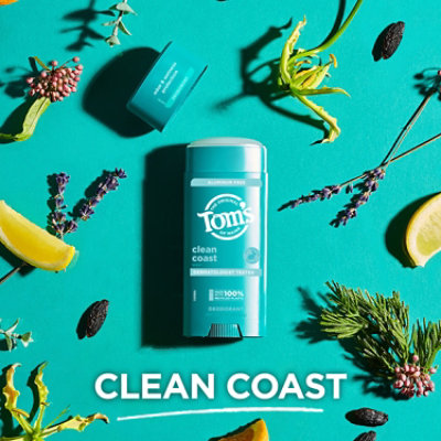 Tom's Deodorant Clean Coast - 3.25 Oz. - Image 2