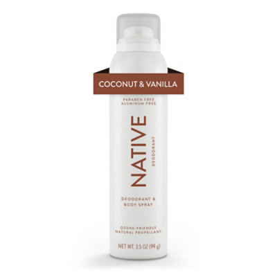 Coconut And Vanilla Spray Deodorant - 3.5 Oz. - Image 1