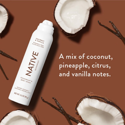 Coconut And Vanilla Spray Deodorant - 3.5 Oz. - Image 3