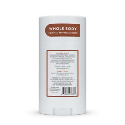 Coconut And Vanilla Whole Body Deodorant - 2.3 Oz. - Image 3