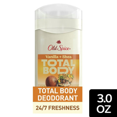 Old Spice Total Body Apdo Stick Invisible Solid Stick Vanilla Shea - 3 Oz. - Image 1