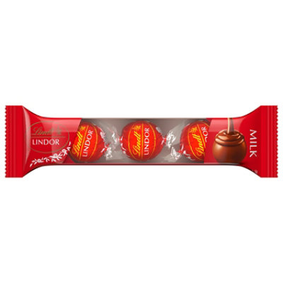 Lindt LINDOR Milk Chocolate Candy Truffles 3 Pack - 1.3 Oz - Image 2