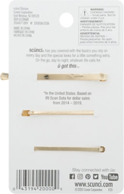 Bobby Pins With Stones 3 Pack - Each - Image 4