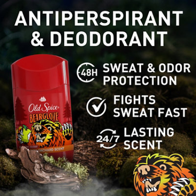 Old Spice Anti Perspirant Deodorant For Men Bearglove Twin Pack 2.6 Oz, Each - 5.2 Oz. - Image 2