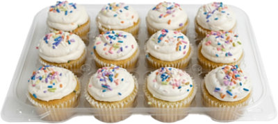 Confetti Cupcakes With Funfetti Butterceme 12 Count - Each - Image 1