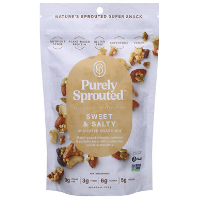 Purely Sprouted Snack Mix Sweet And Salty - 4 Oz. - Image 3