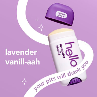 Hello Deodorant Lavender Vanilla Stick - 2.6 Oz. - Image 2