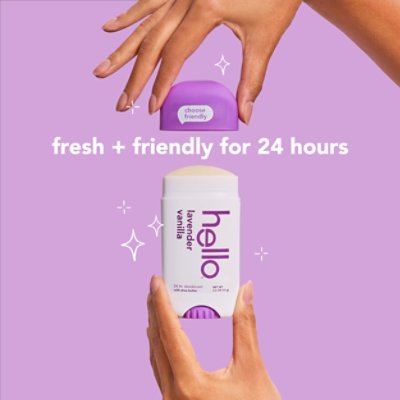 Hello Deodorant Lavender Vanilla Stick - 2.6 Oz. - Image 3