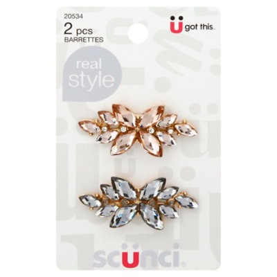 Scunci Jean Wire Barrettes 2 Pack - Each - Image 2