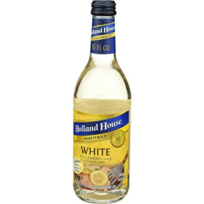 Holland House White with Lemon Flavor Cooking Wine - 16 Ounce (Pack of 6) - Image 3