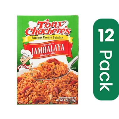 Tony Chacheres Dinner Mix Creole Jambalaya Box - 8 oz (Pack of 12) - Image 1