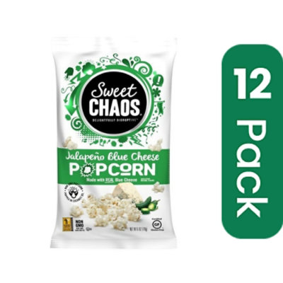 Sweet Chaos Popcorn Jalapeno Blue Cheese - 6 oz (Pack of 12) - Image 1