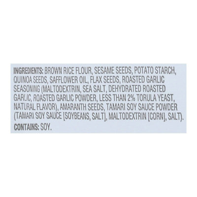 Crunchmaster Crackers Multi Seed Roasted Garlic - 4 oz (Pack of 12) - Image 3