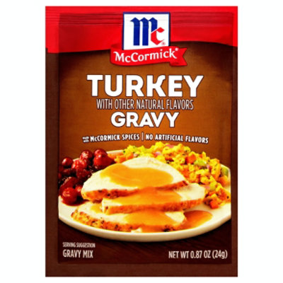 McCormick Turkey Gravy Seasoning Mix - 0.87 Oz (Pack of 24) - Image 1