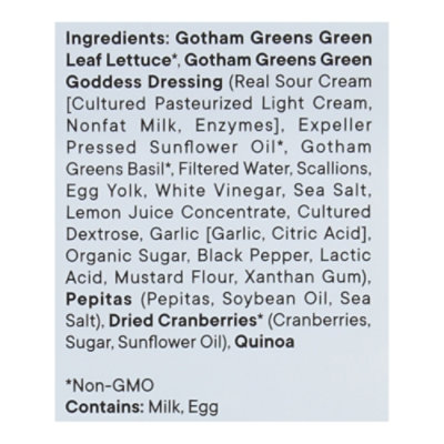 Gotham Greens Goddess Salad Kit - 6.25 Oz - Image 4