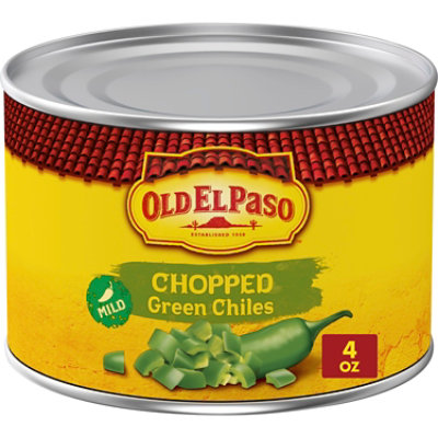 Old El Paso Mild Chopped Green Chiles - 4 Oz