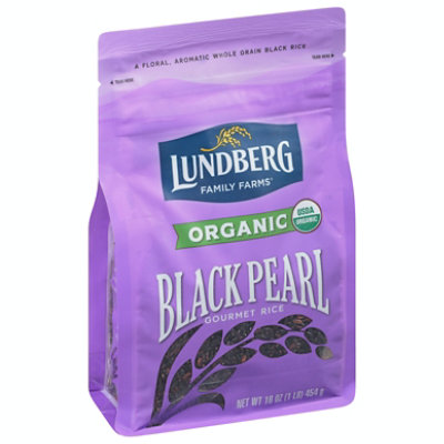 Lundberg Rice Black Pearl Organic 1 Lb (Pack of 6) - Image 1