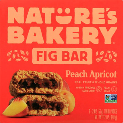 Natures Bakery Bar Fig Whole Wheat Peach Apricot 12 Oz (Pack of 6) - Image 2