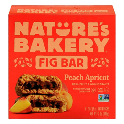 Natures Bakery Bar Fig Whole Wheat Peach Apricot 12 Oz (Pack of 6) - Image 3