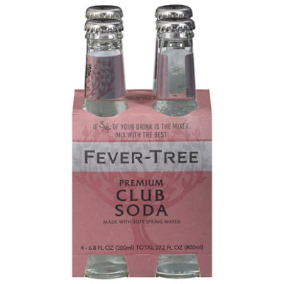 Fever Tree Soda 4 Pack Club 27.2 fl oz (Pack of 6) - Image 1