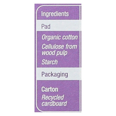 Natracare Dry and Light Individually Wrapped Pads - 20 Pack - Image 2