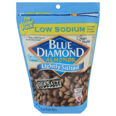 Blue Diamond Almond Lightly Salted 16 oz (Pack of 6) - Image 1
