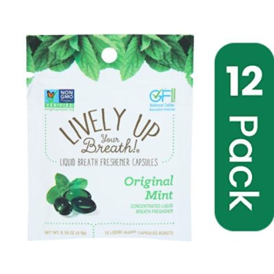Lively Up Your Breath - Brth Mint Chwbl Sg Original-.16 OZ (Pack of 12) - Image 1
