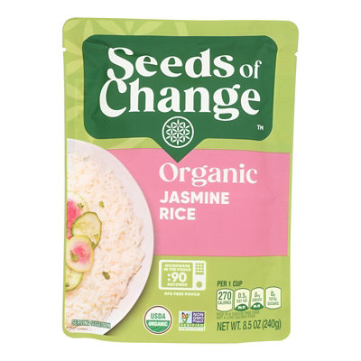 Seeds Of Change - Rice Aromatic Jasmine - 8.5 OZ (Pack of 12) - Image 1