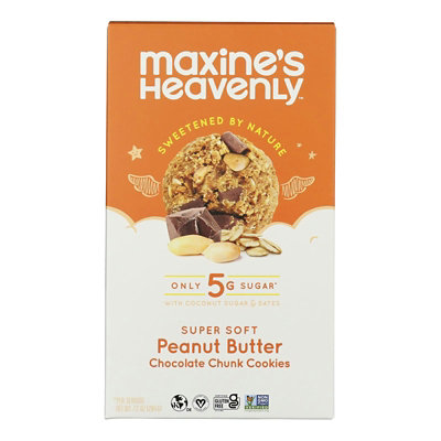 Maxine's Heavenly - Cookies Peanut Butter Chocolate Chun 7.2 oz (Pack of 8) - Image 1