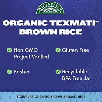 Riceselect Rice Brown Jar Organic 32 Oz (Pack of 4) - Image 2