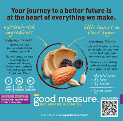 Good Measure Creamy Almond Butter And Blueberry Bars - 4 Count - Image 6