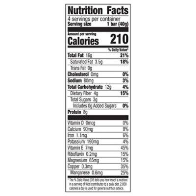 Good Measure Creamy Almond Butter And Blueberry Bars - 4 Count - Image 4