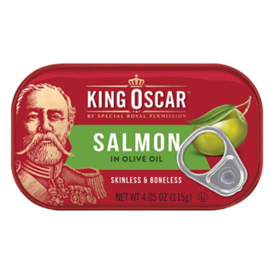 King Oscar Skinless Boneless Salmon - 4.05 Oz - Image 2