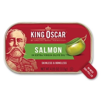 King Oscar Skinless Boneless Salmon - 4.05 Oz - Image 1