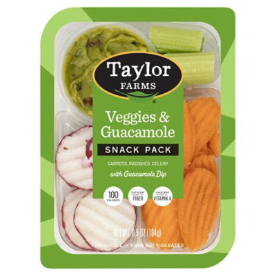 Veggies And Guacamole Snack Tray - 6.5 Oz - Image 3