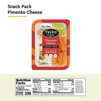 Taylor Farms Pimento Cheese Snack Tray - 6.25 Oz - Image 4