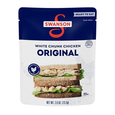 Swanson Original White Chunk Fully Cooked Chicken - 2.6 Oz - Image 1