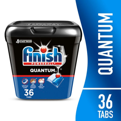 Finish Quantum Dishwasher Detergent Pods - 36 Count