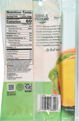 Open Nature Cheddar Cheese Alternative Slices - 7 Oz - Image 5