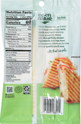 Open Nature Plant Based Mozzarella Slices - 7 Oz - Image 5