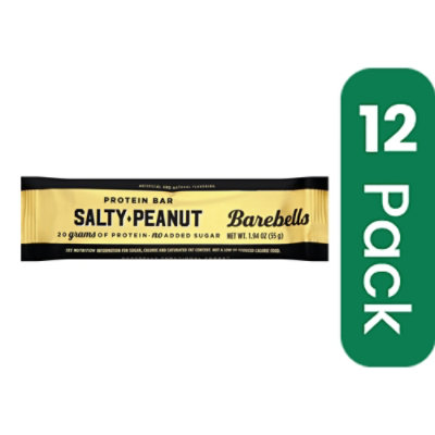 Barebells - Protein Bar Salty Peanut - 1.94 oz (Pack of 12) - Image 1