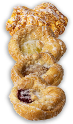 Assorted Snail Danish 4 Count - Each - Image 1