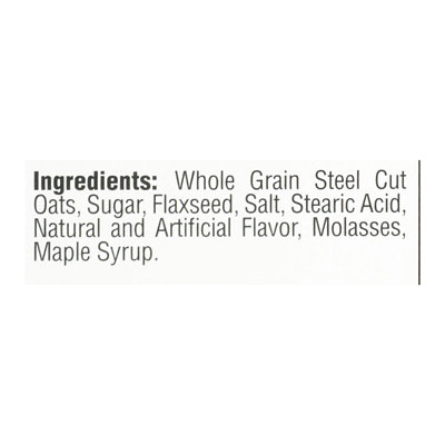 Better Oats Steel Cut Maple & Brown Sugar Instant Oatmeal With Flax Seeds  - 15.1 Oz (Pack of 6) - Image 3
