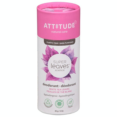Attitude - Superleaves Deodorant, White Tea - 3 oz - Image 1