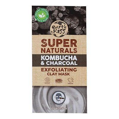 Earth Kiss - Clay Mask Charcoal Exfoliator - .35 oz (Pack of 12) - Image 1