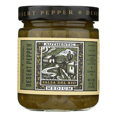 Desert Pepper Salsa Del Rio Medium Jar - 16 oz (Pack of 6) - Image 1