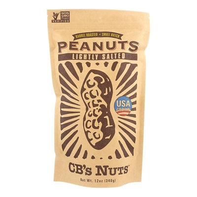 Cb's Nuts Peanuts - Low Sodium - Jumbo - In Shell 12 oz (Pack of 12) - Image 1