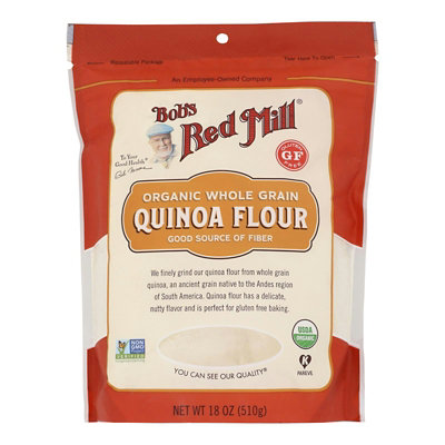 Bob's Red Mill Organic Gluten Free Whole Grain Quinoa - 18 oz (Pack of 4) - Image 1