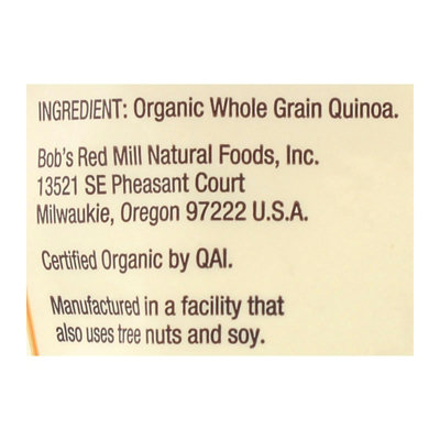 Bob's Red Mill Organic Gluten Free Whole Grain Quinoa - 18 oz (Pack of 4) - Image 3